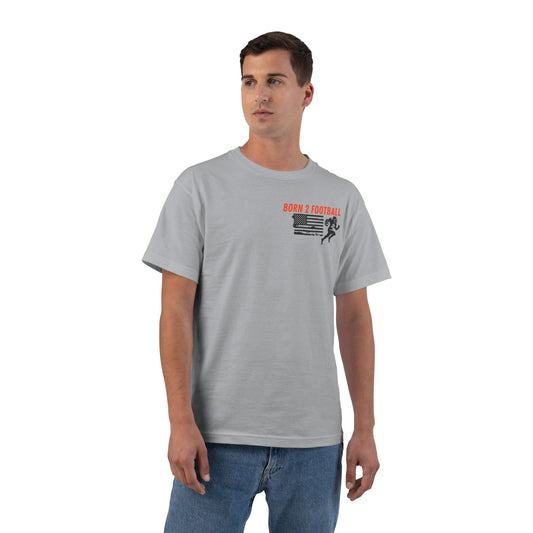 Sporty Born 2 Football Short-Sleeve T-Shirt for Enthusiasts
