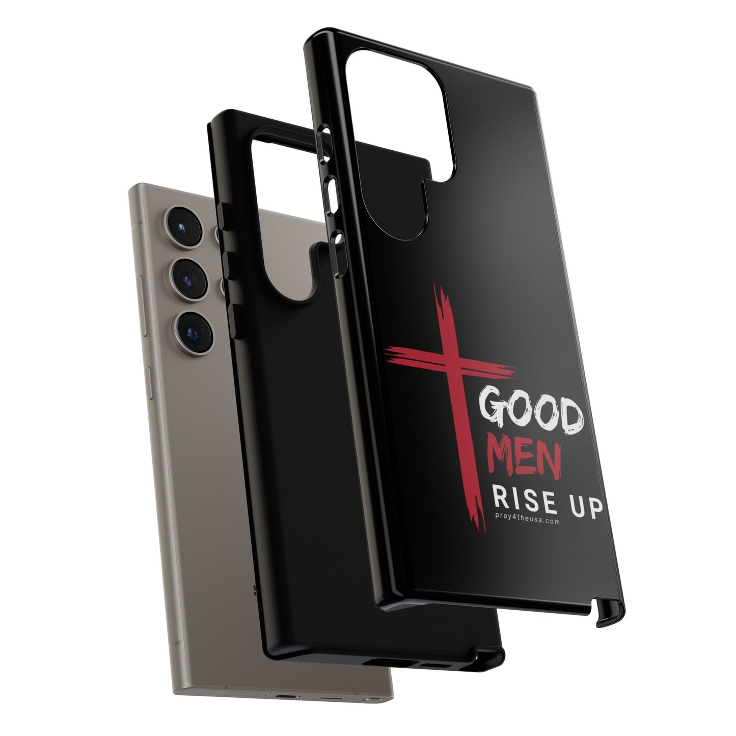 Good Men Rise Up Durable Phone Case – Compatible with All Phone Models