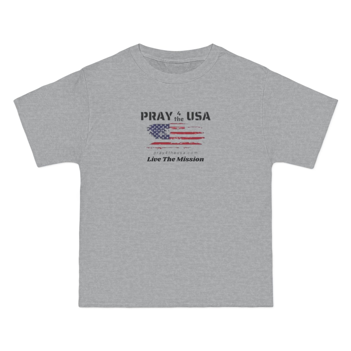 Pray 4 The USA-Live The Mission-Patriotic T-Shirt