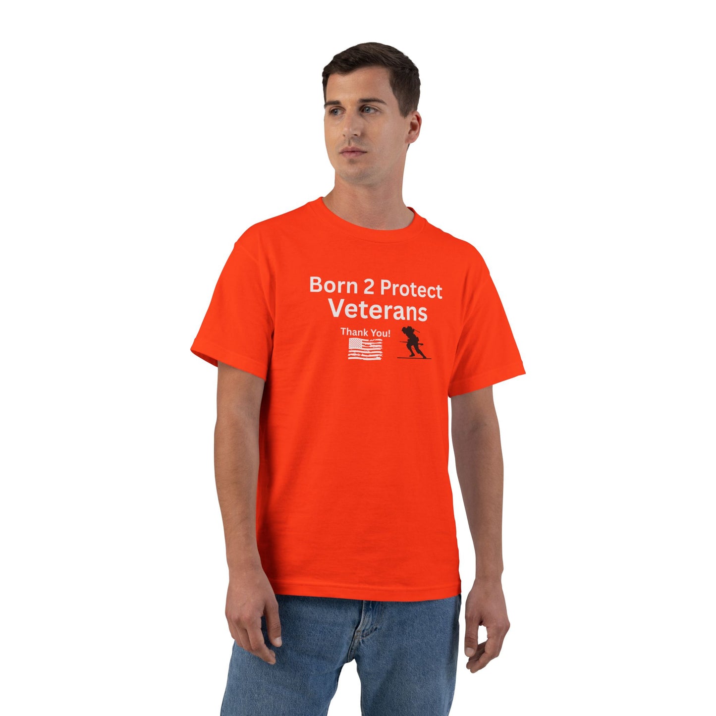 Born 2 Protect-Veterans Tribute Short-Sleeve T-Shirt