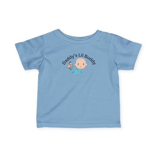 Infant Tee Daddy's Lil Buddy Personalized Baby Shower Gift