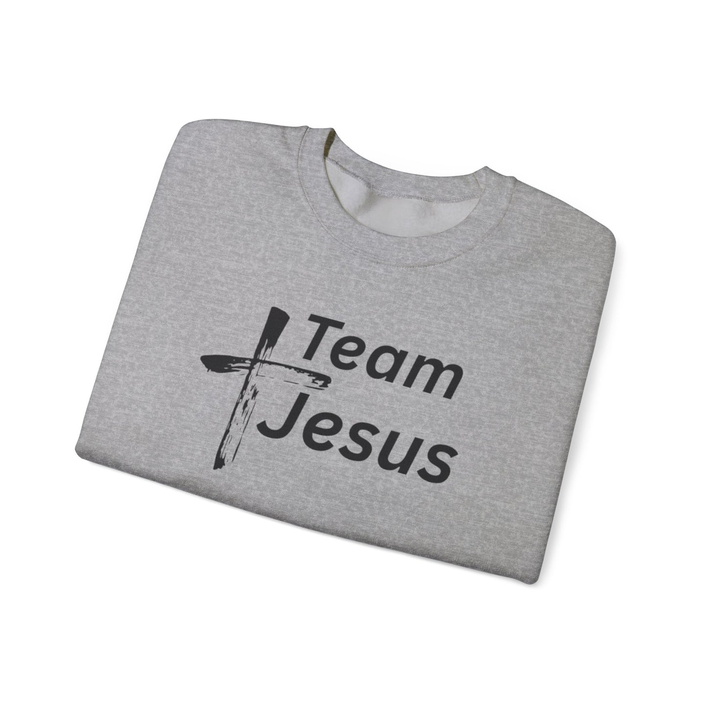 Team Jesus Crewneck Sweatshirt — Faith-Based Christian Pullover