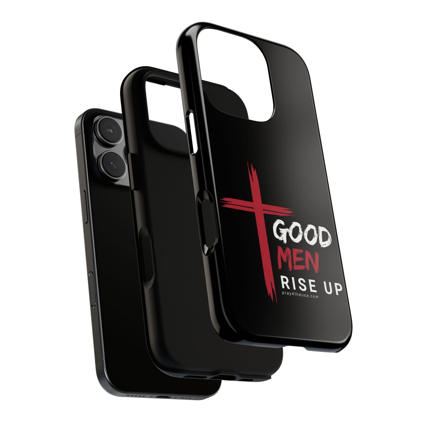 Good Men Rise Up Durable Phone Case – Compatible with All Phone Models