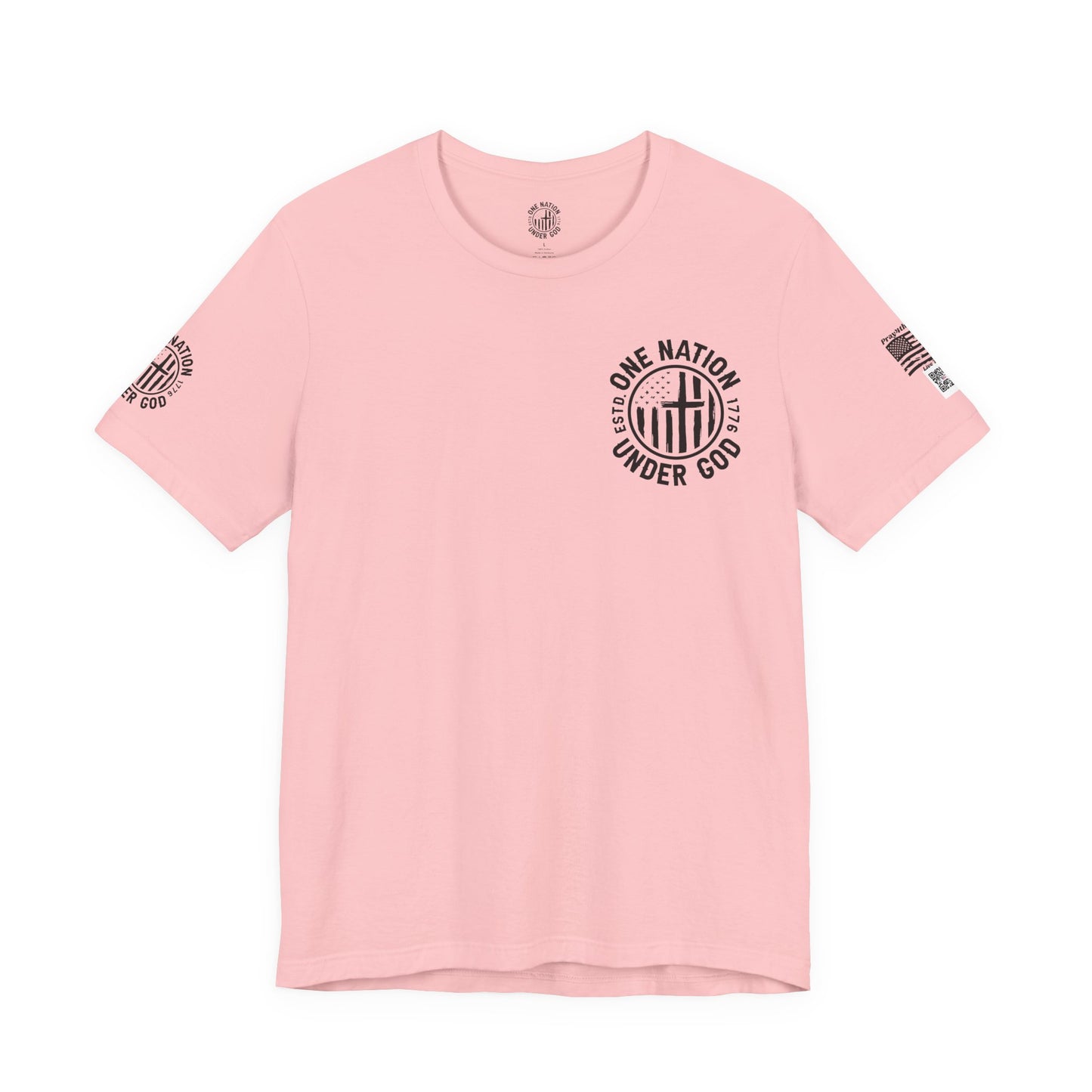 Patriotic Tee for All - One Nation Under God Jersey Short Sleeve Tee