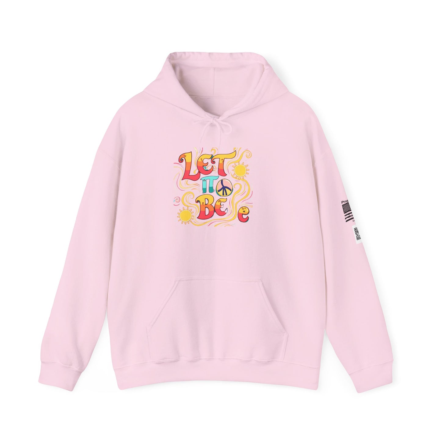 Peaceful Let It Be Hoodie, Sweatshirt, Cozy Loungewear, Gift for Friends, Relaxed Style, Inspirational Clothing, Casual Hoodie