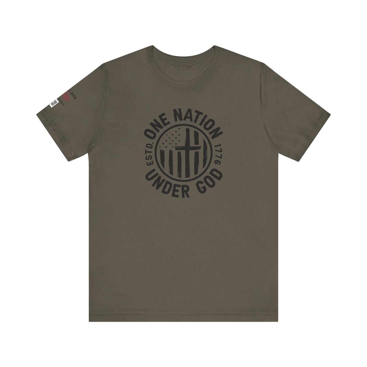 One Nation Under God-Patriotic Tee