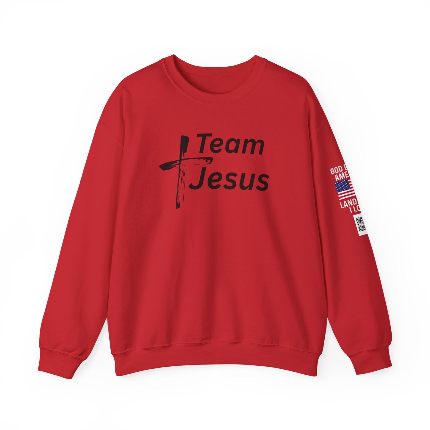 Team Jesus Crewneck Sweatshirt — Faith-Based Christian Pullover