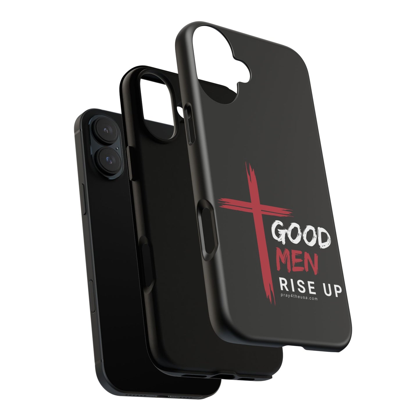 Good Men Rise Up Durable Phone Case – Compatible with All Phone Models