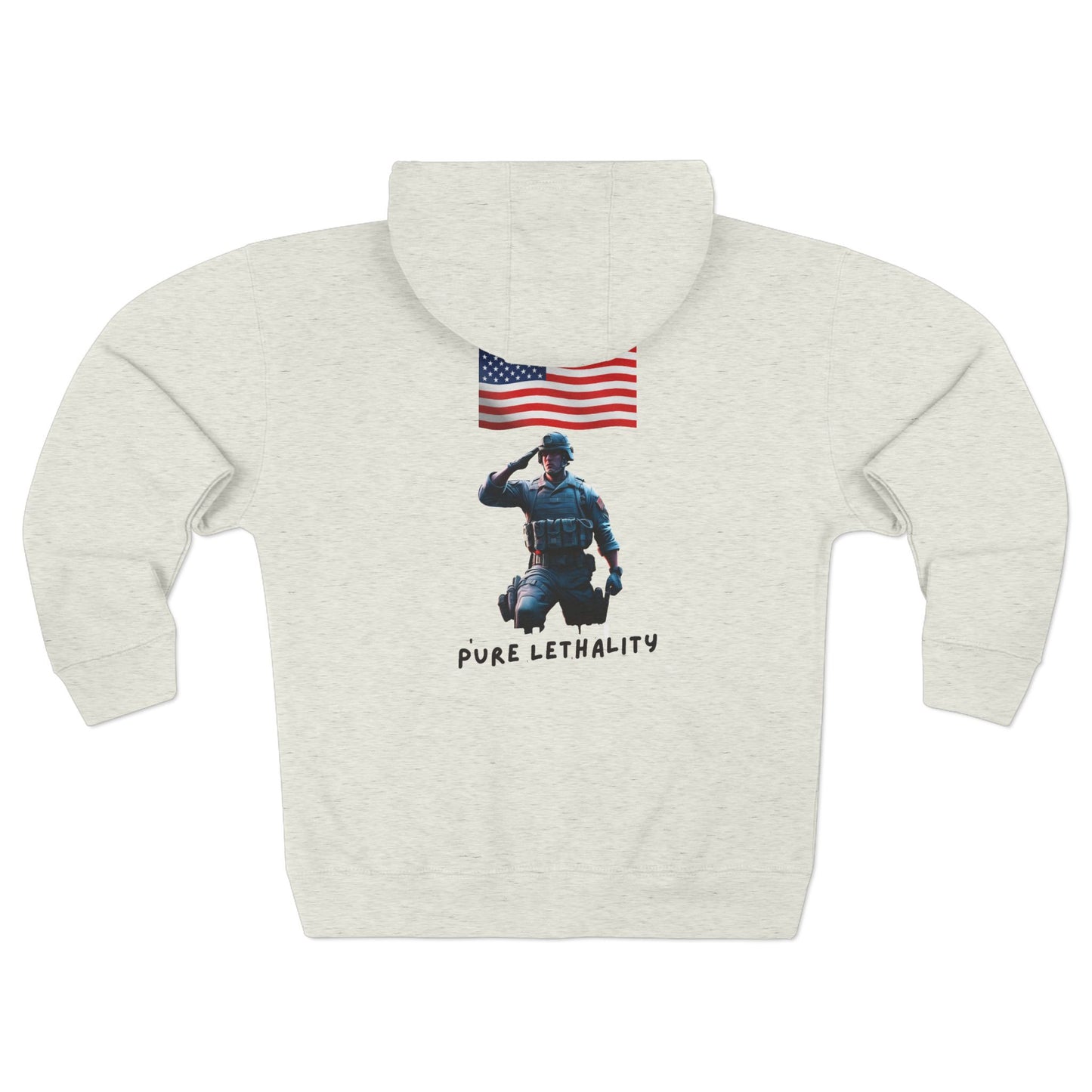 American Flag Zip Hoodie - Pure Lethality Design