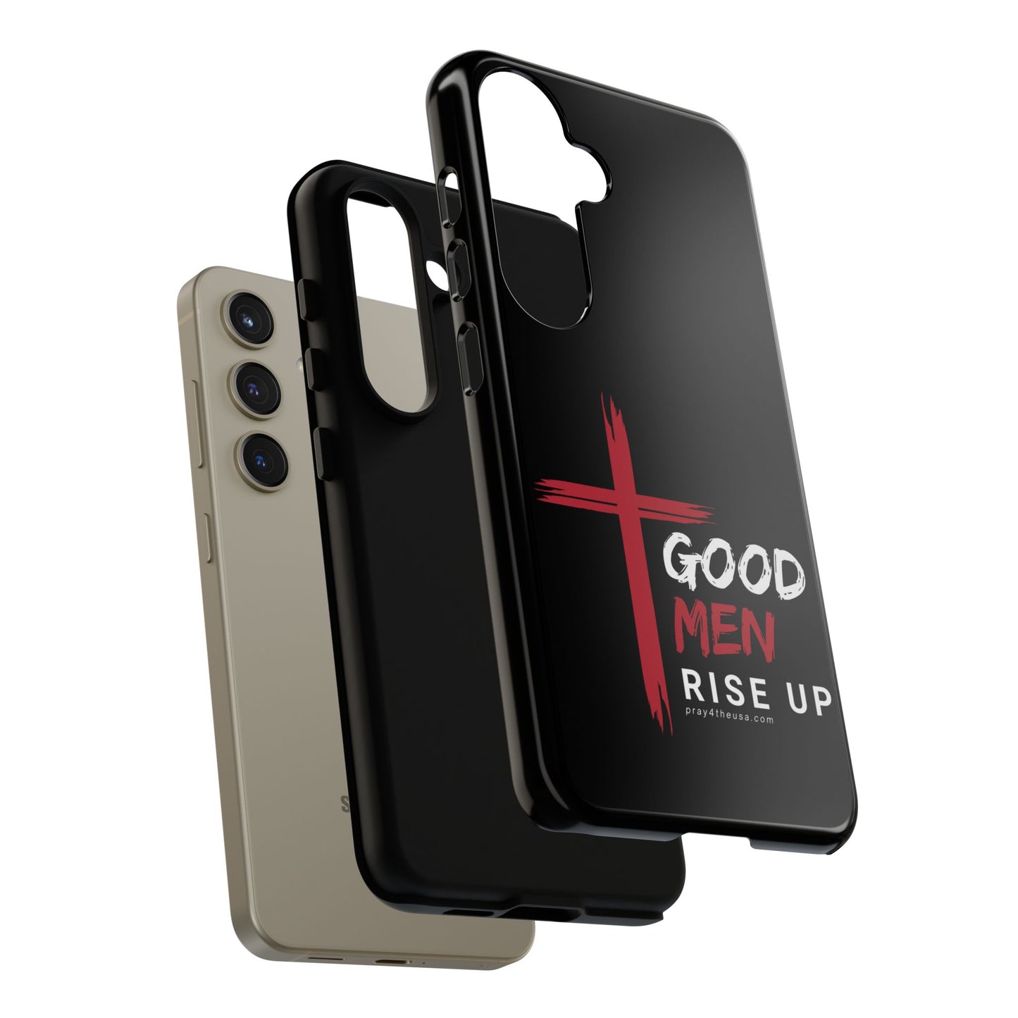 Good Men Rise Up Durable Phone Case – Compatible with All Phone Models