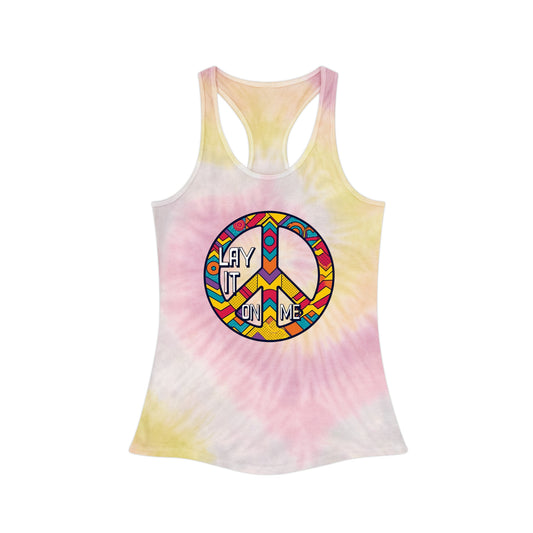 Peace Vibes Tie Dye Tank Top