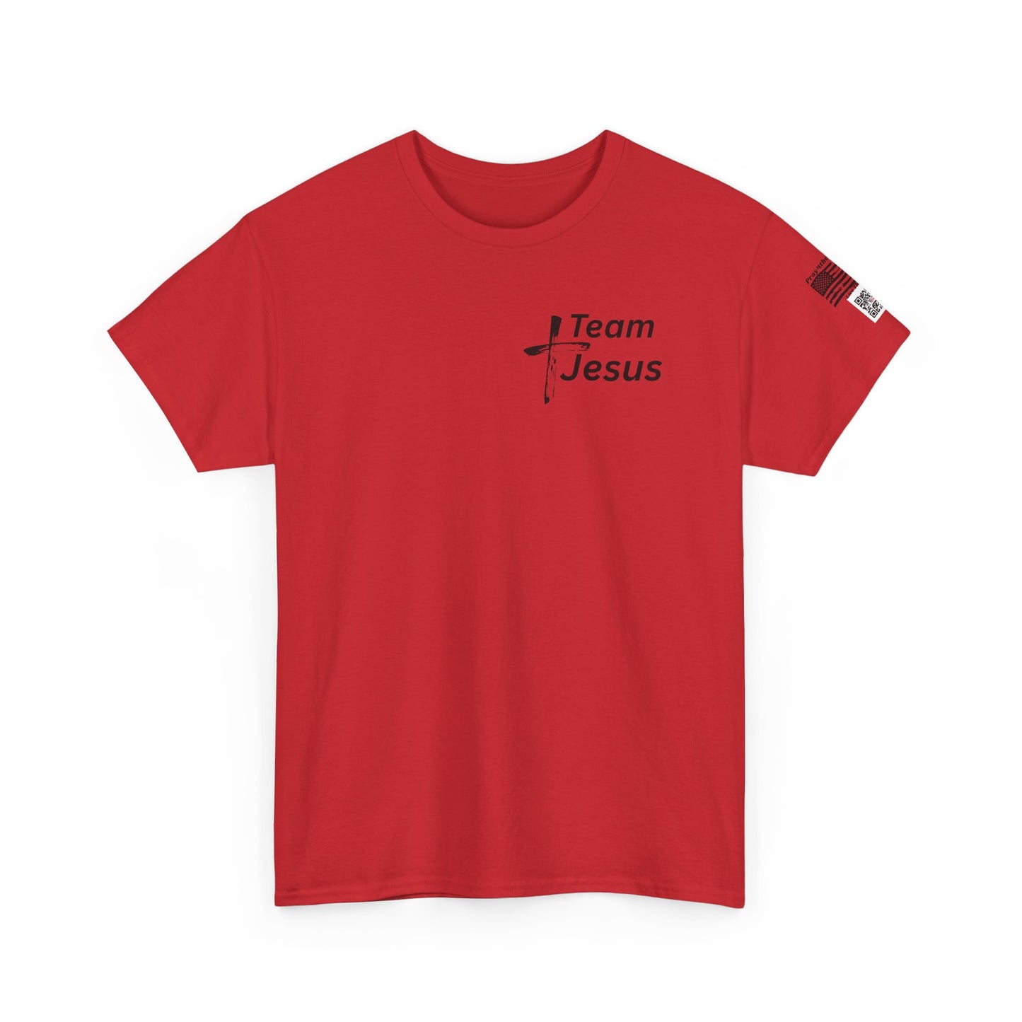 Team Jesus T-Shirt — Christian Faith Tee with Cross