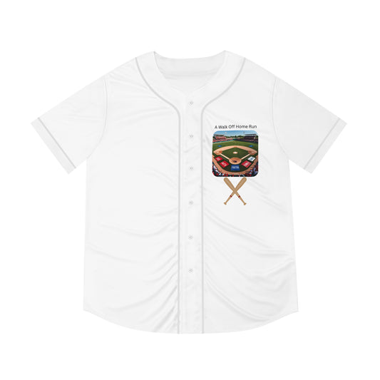 Faith Based Baseball Jersey - &quot;A Walk Off Home Run&quot; Design
