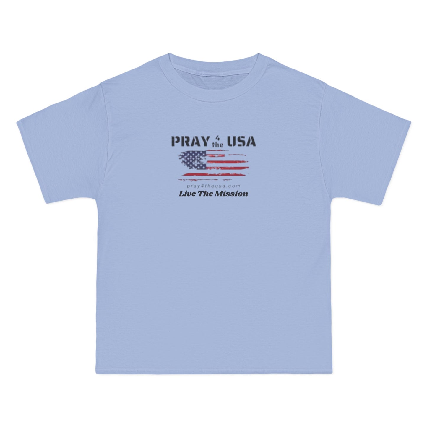 Pray 4 The USA-Live The Mission-Patriotic T-Shirt