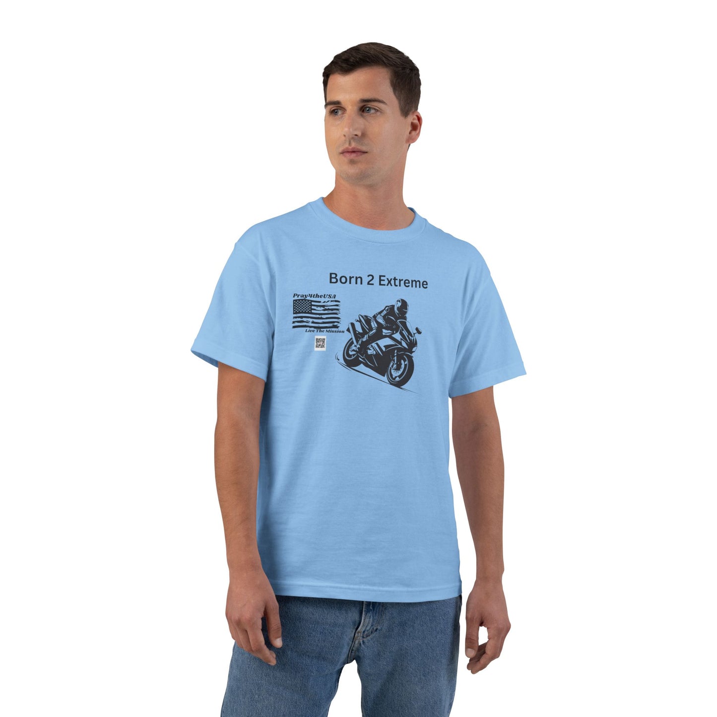 Born 2 Extreme Motorsport Graphic Tee.