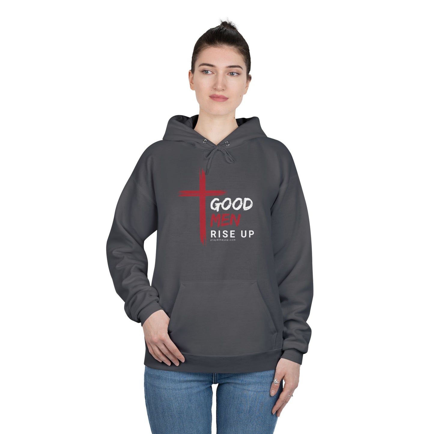 Good Men Rise Up Hanes Comfort Blend Hoodie