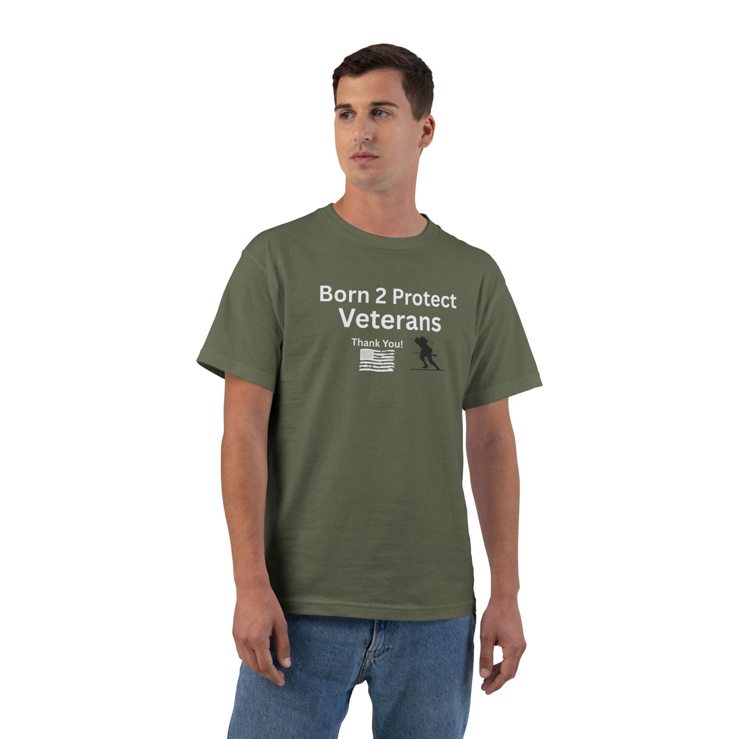 Born 2 Protect-Veterans Tribute Short-Sleeve T-Shirt