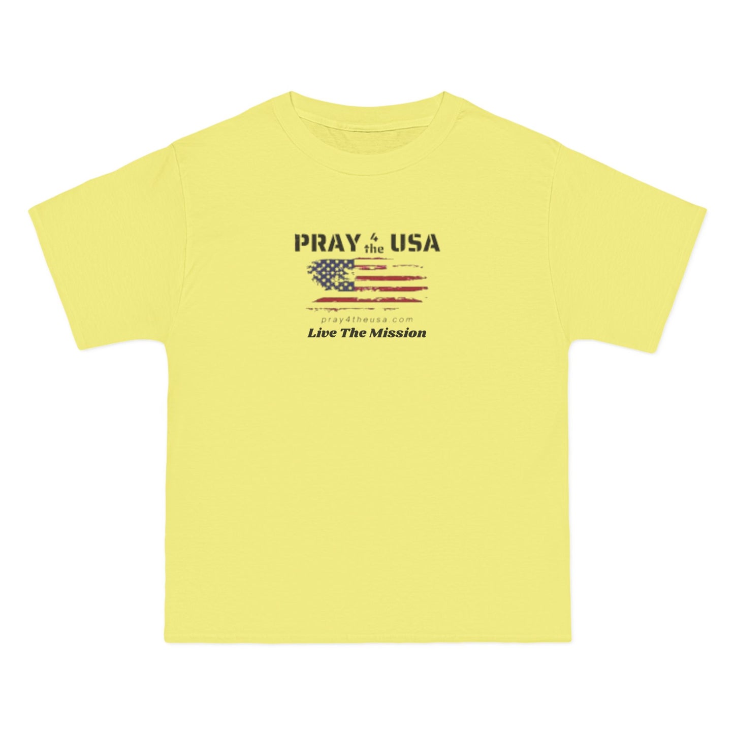 Pray 4 The USA-Live The Mission-Patriotic T-Shirt
