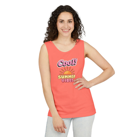 Cool Summer Vibes Tank Top - Garment-Dyed
