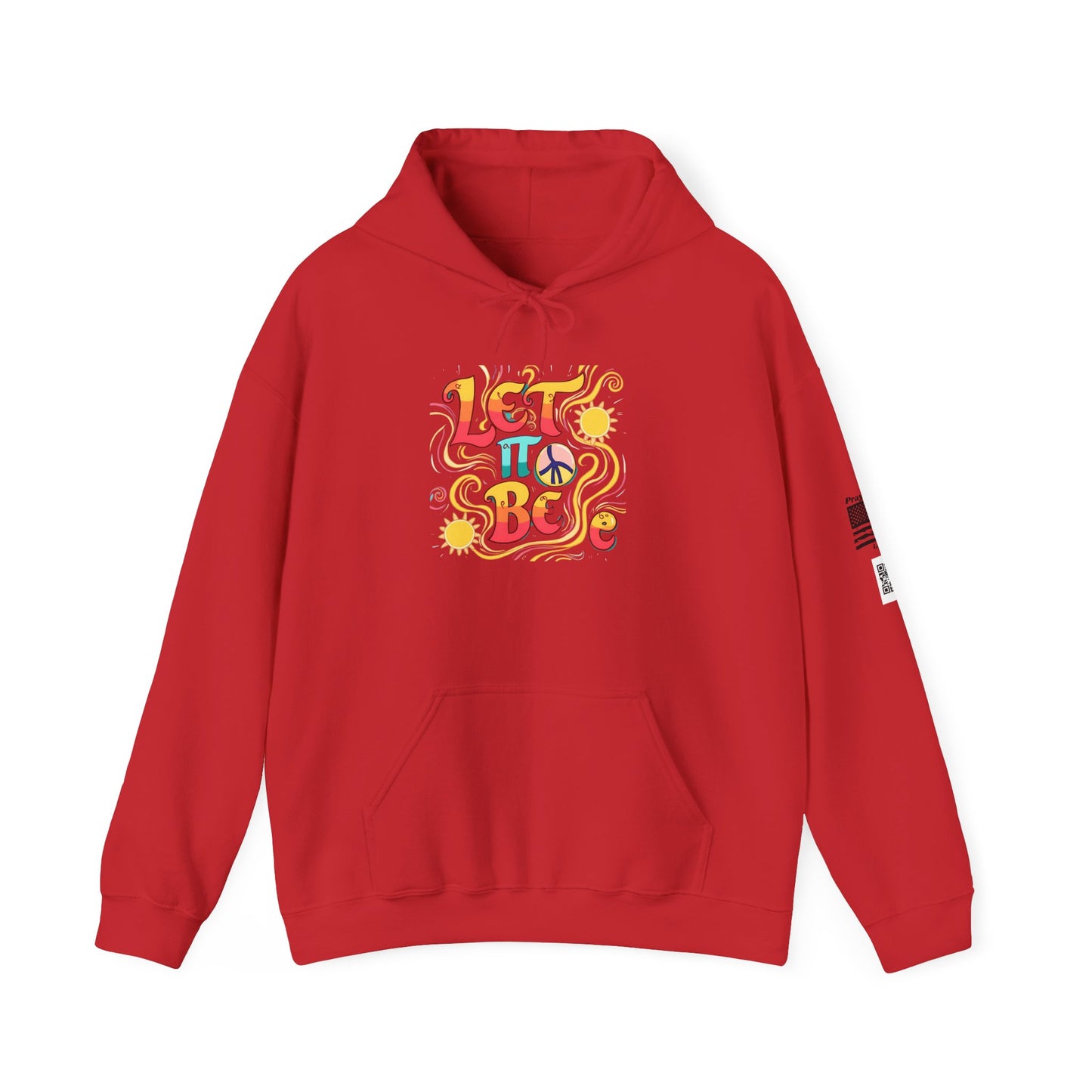 Peaceful Let It Be Hoodie, Sweatshirt, Cozy Loungewear, Gift for Friends, Relaxed Style, Inspirational Clothing, Casual Hoodie