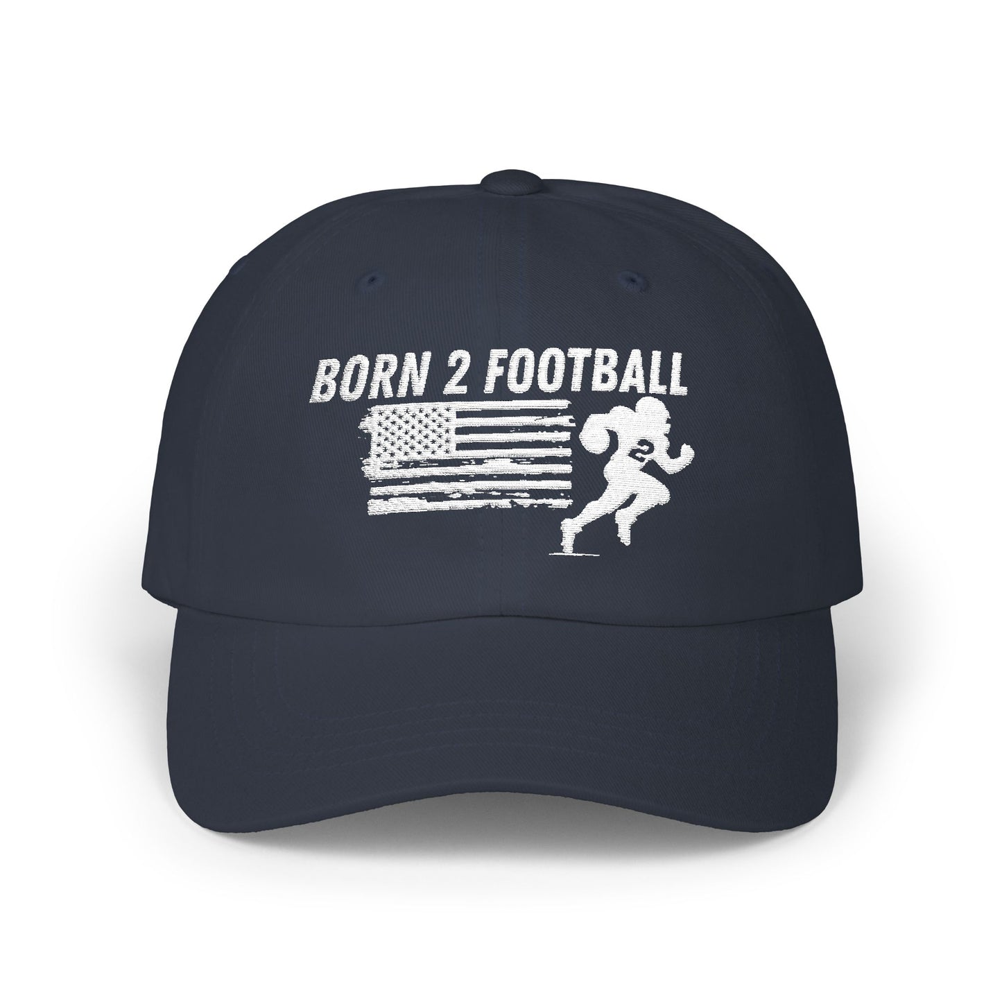 Born 2 Football Hat - Outdoor Sports Gear-super football fan's, men and ladies.