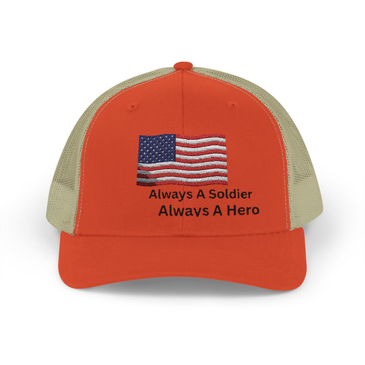 Always A Soldier Always A Hero Snapback Cap