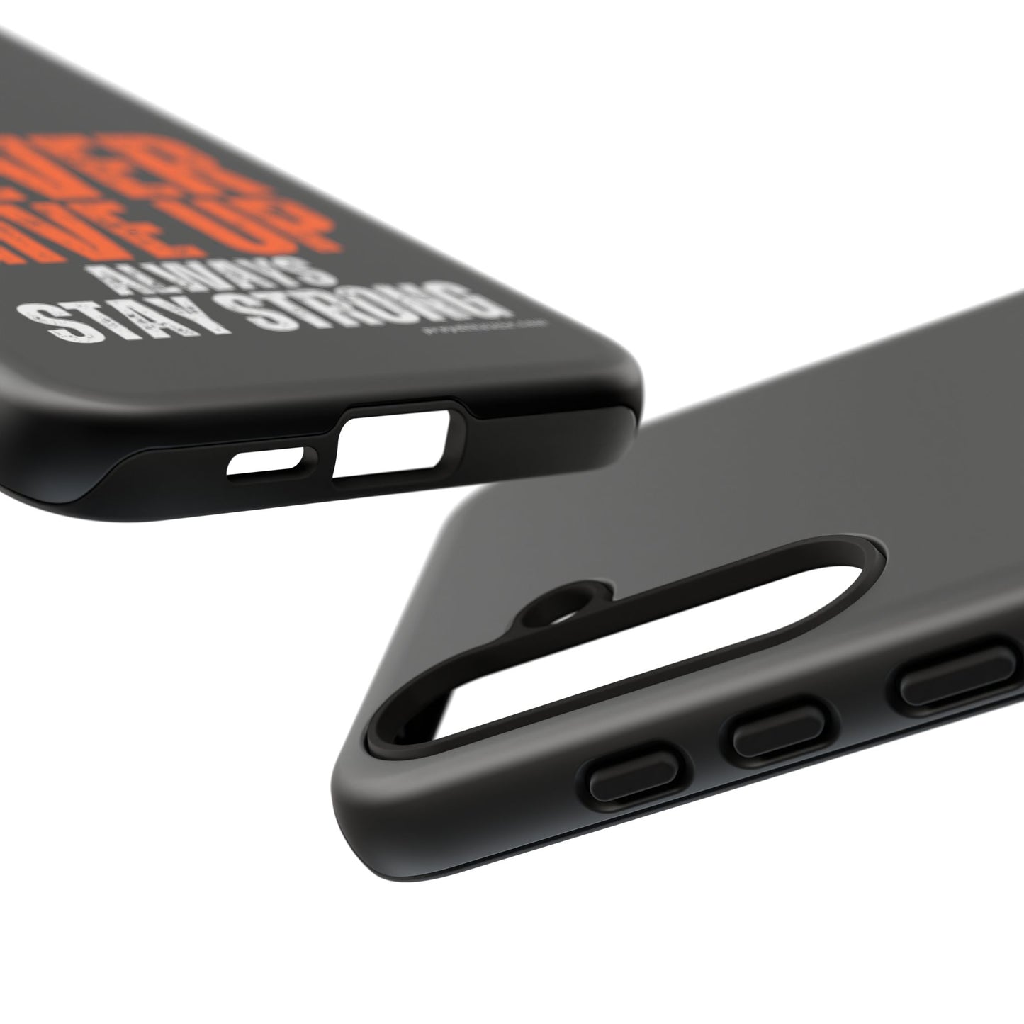 Never Give Up Durable Phone Case – Compatible with All Phone Models