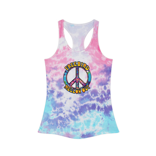 Tie Dye Tank Top - Peaceful Vibes Freebird Mellow Out